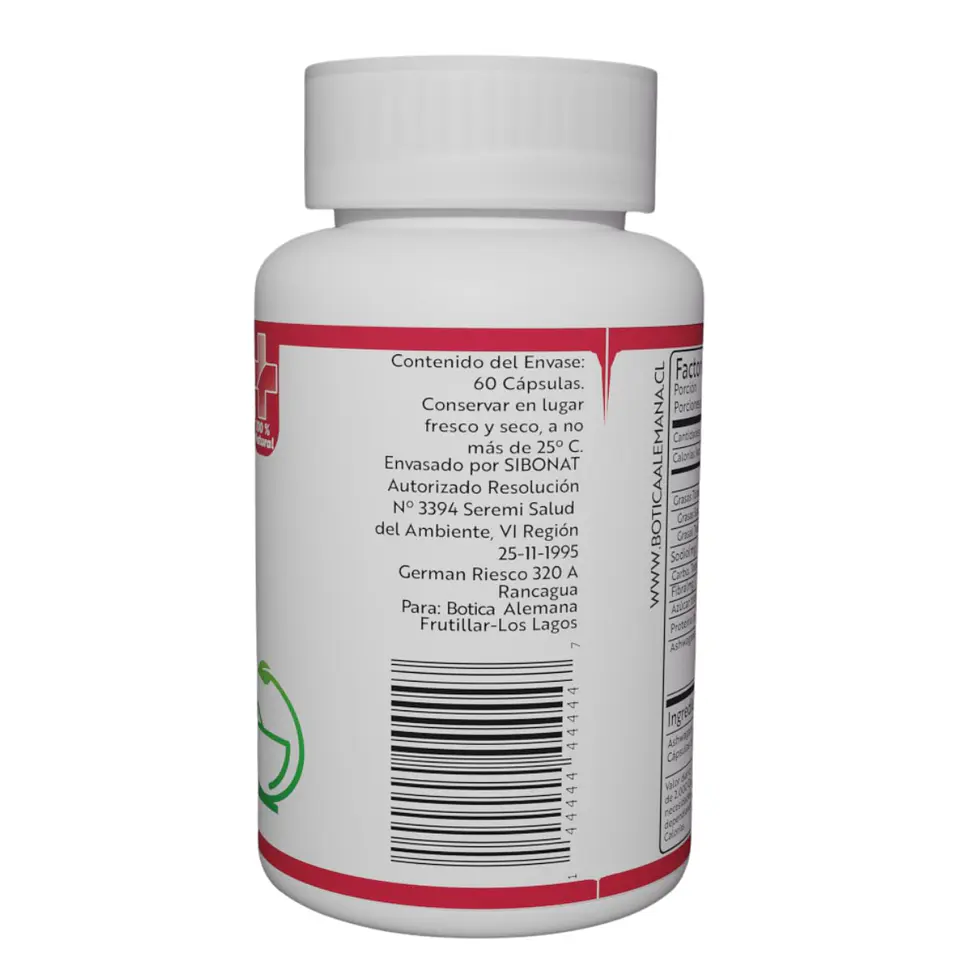 Ashwagandha, 60 cápsulas 450 mg 3