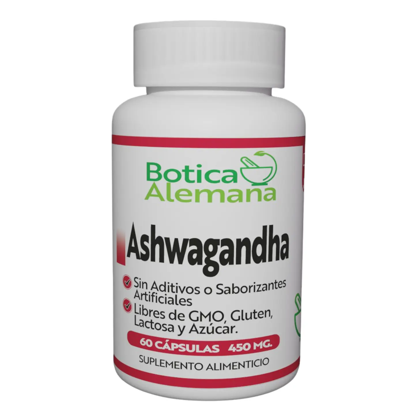 Ashwagandha, 60 cápsulas 450 mg 1