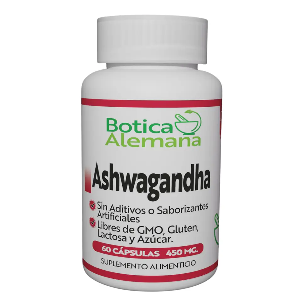 Ashwagandha, 60 cápsulas 450 mg 1