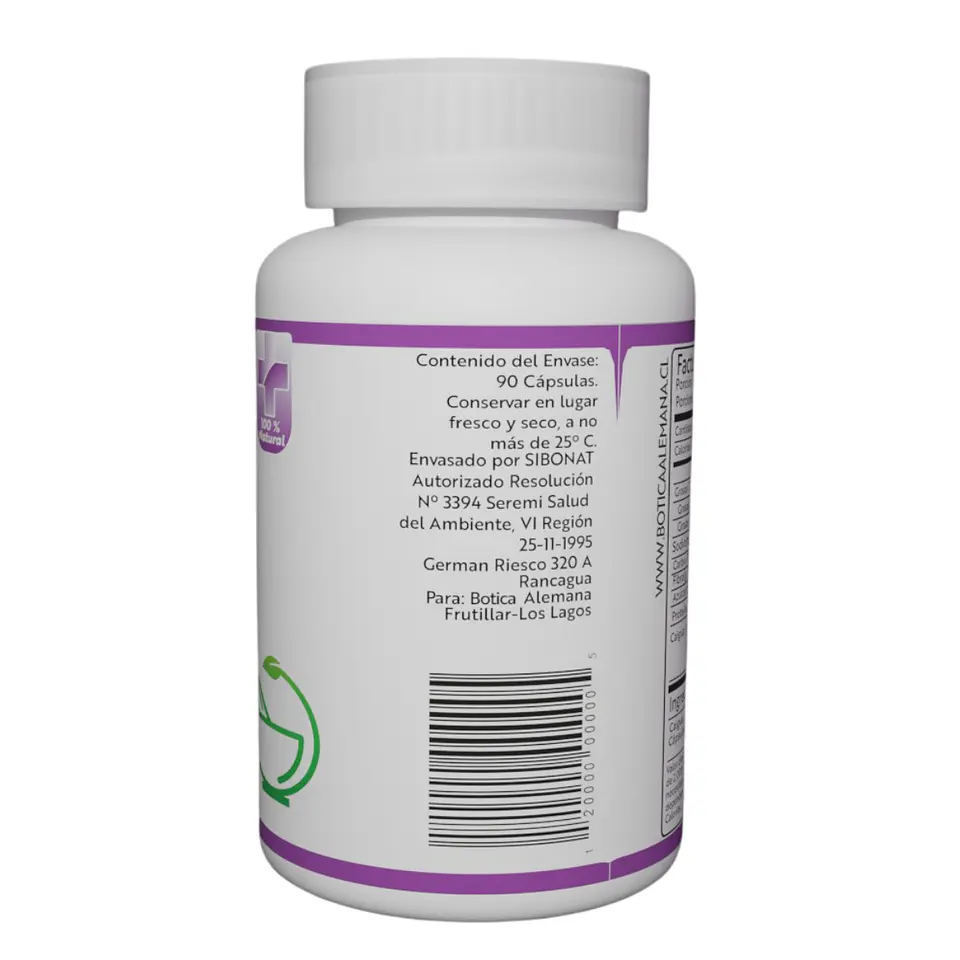 Caigua, 90 cápsulas 365 mg 3