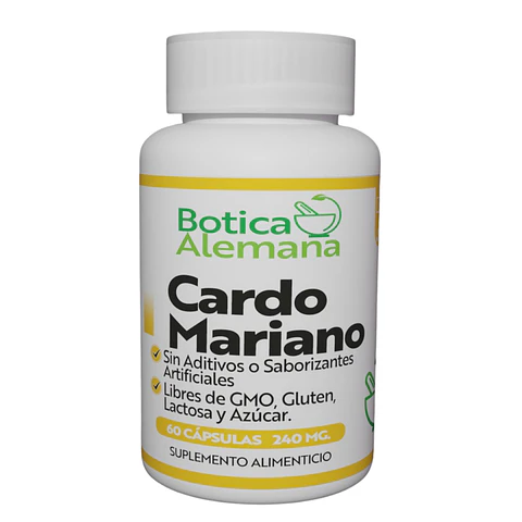 Cardo Mariano, 60 cápsulas 240 mg