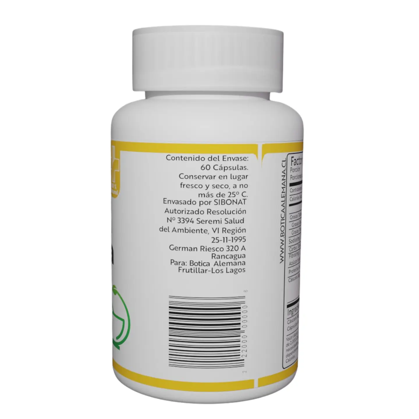 Cáscara Sagrada, 60 cápsulas 220 mg 3
