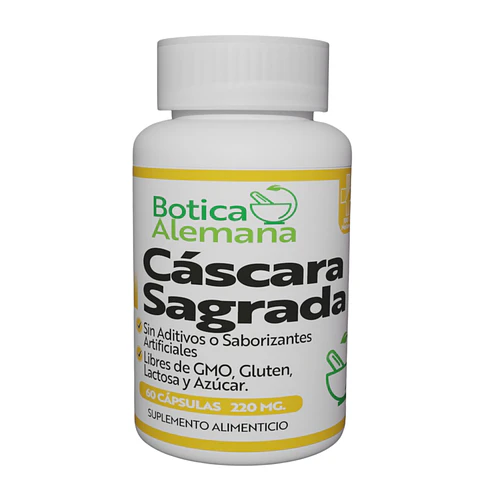 Cáscara Sagrada, 60 cápsulas 220 mg