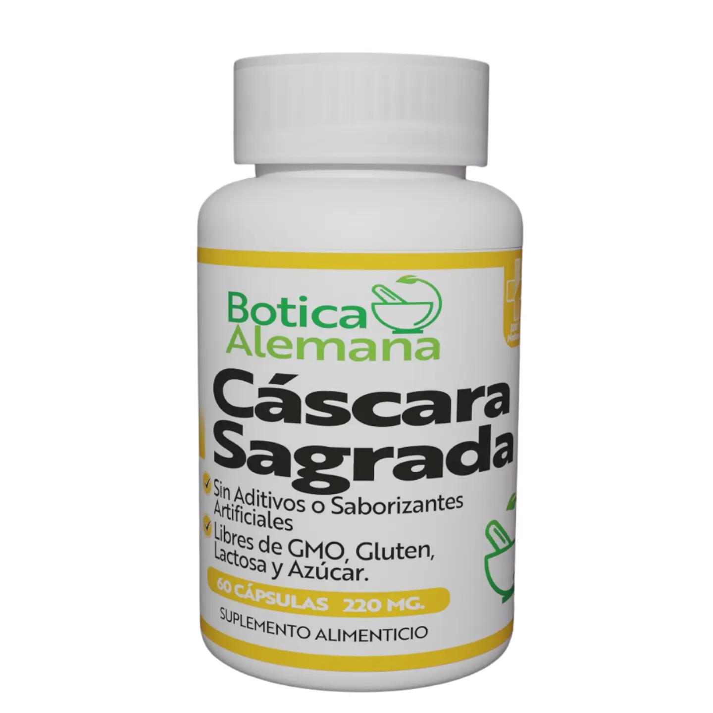 Cáscara Sagrada, 60 cápsulas 220 mg 1