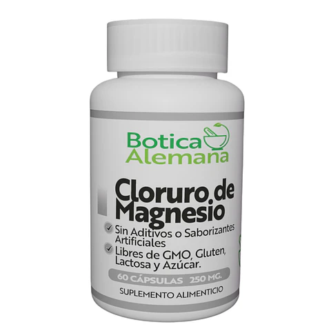 Cloruro de Magnesio, 60 cápsulas 250 mg