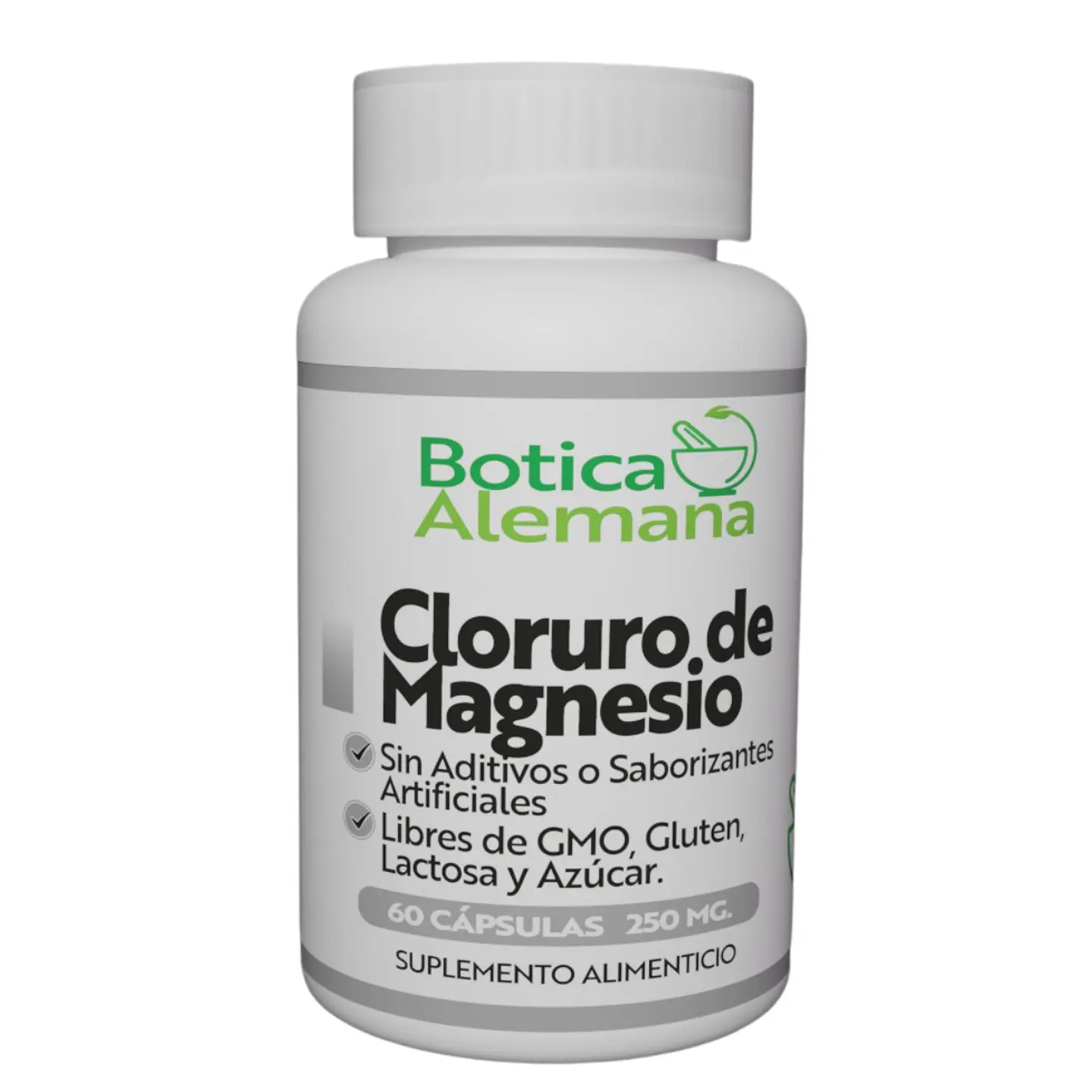 Cloruro de Magnesio, 60 cápsulas 250 mg 1