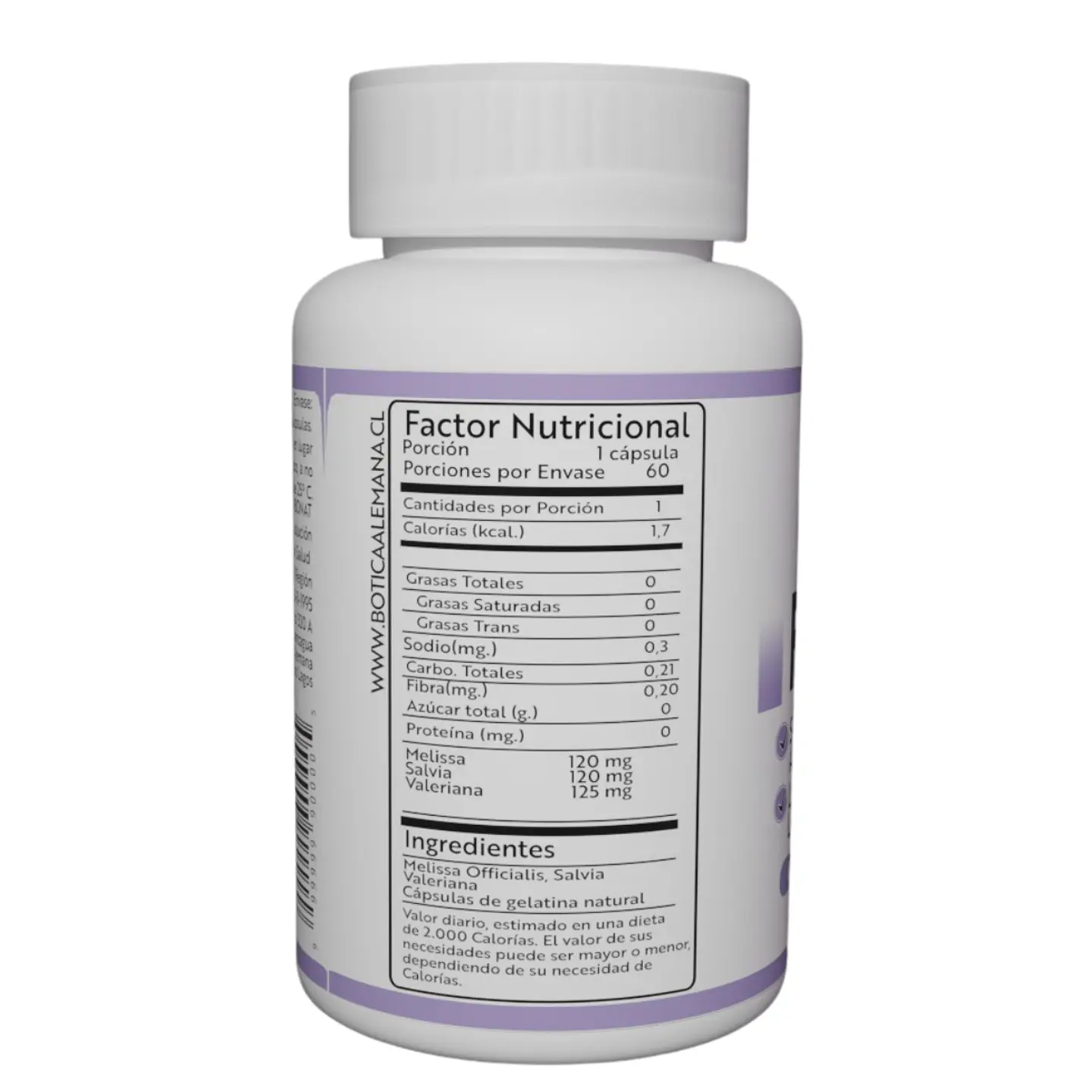 Fullpass, tranquilzante natural, 60 cápsulas 365  mg 2