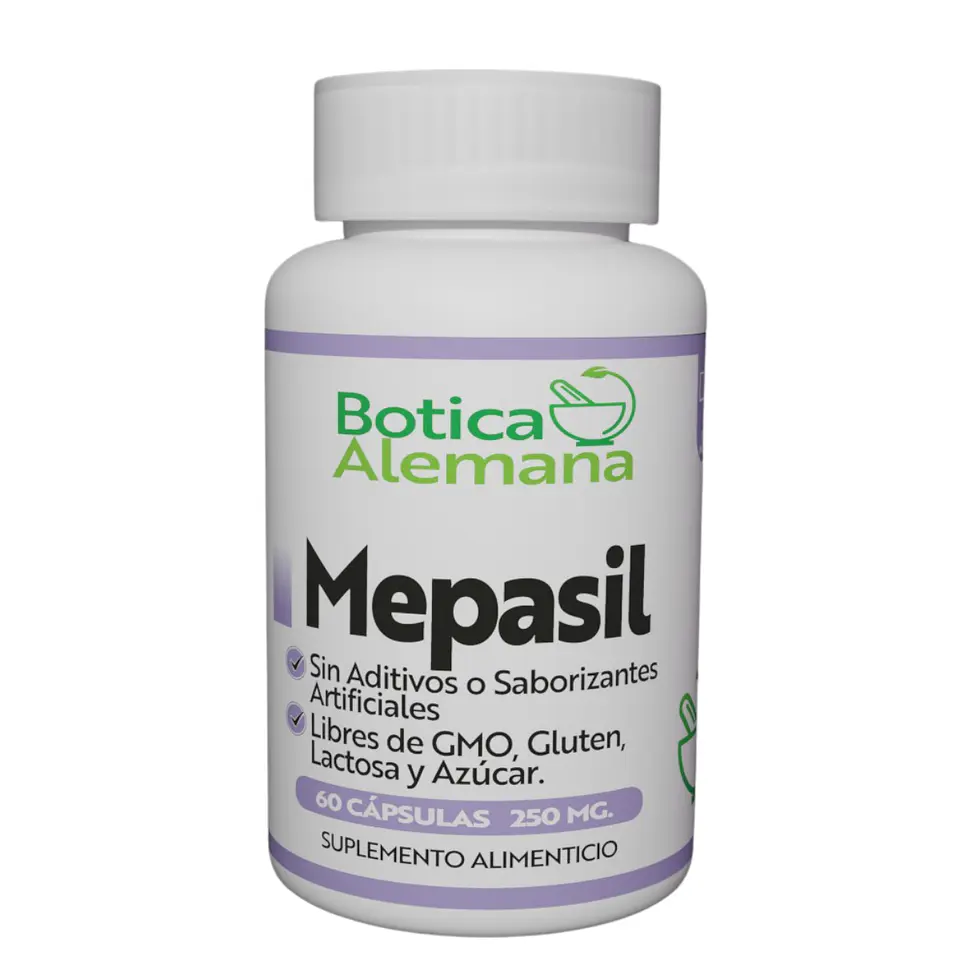 Mepasil, 60 cápsulas 250 mg 1
