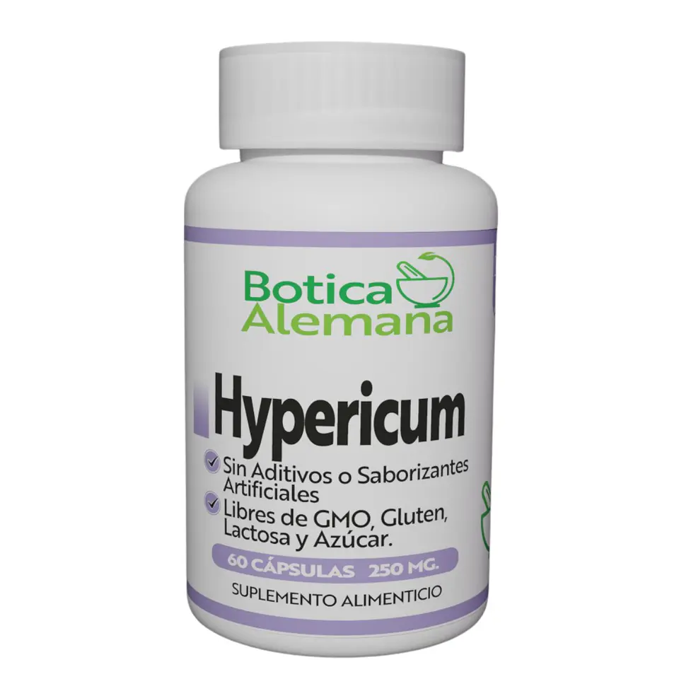 Hypericum, 60 cápsulas 250 mg 1