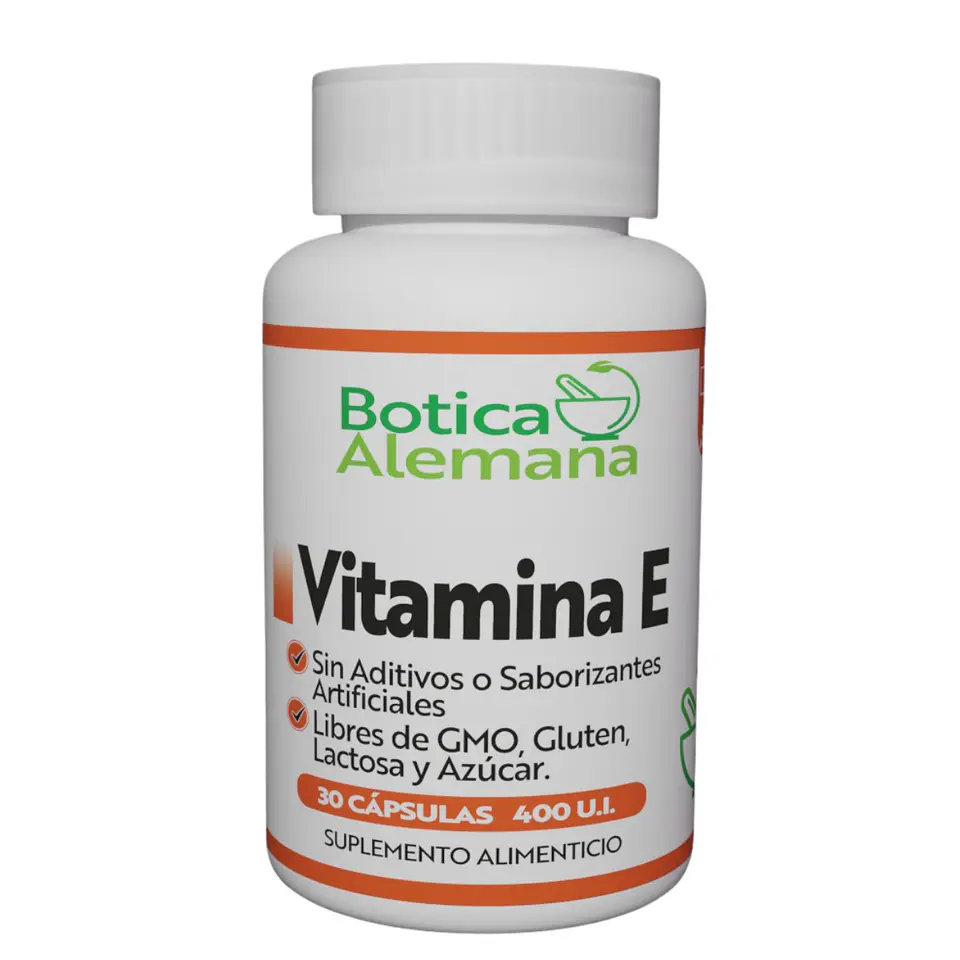 Vitamina E, 30 cápsulas 400 UI 1