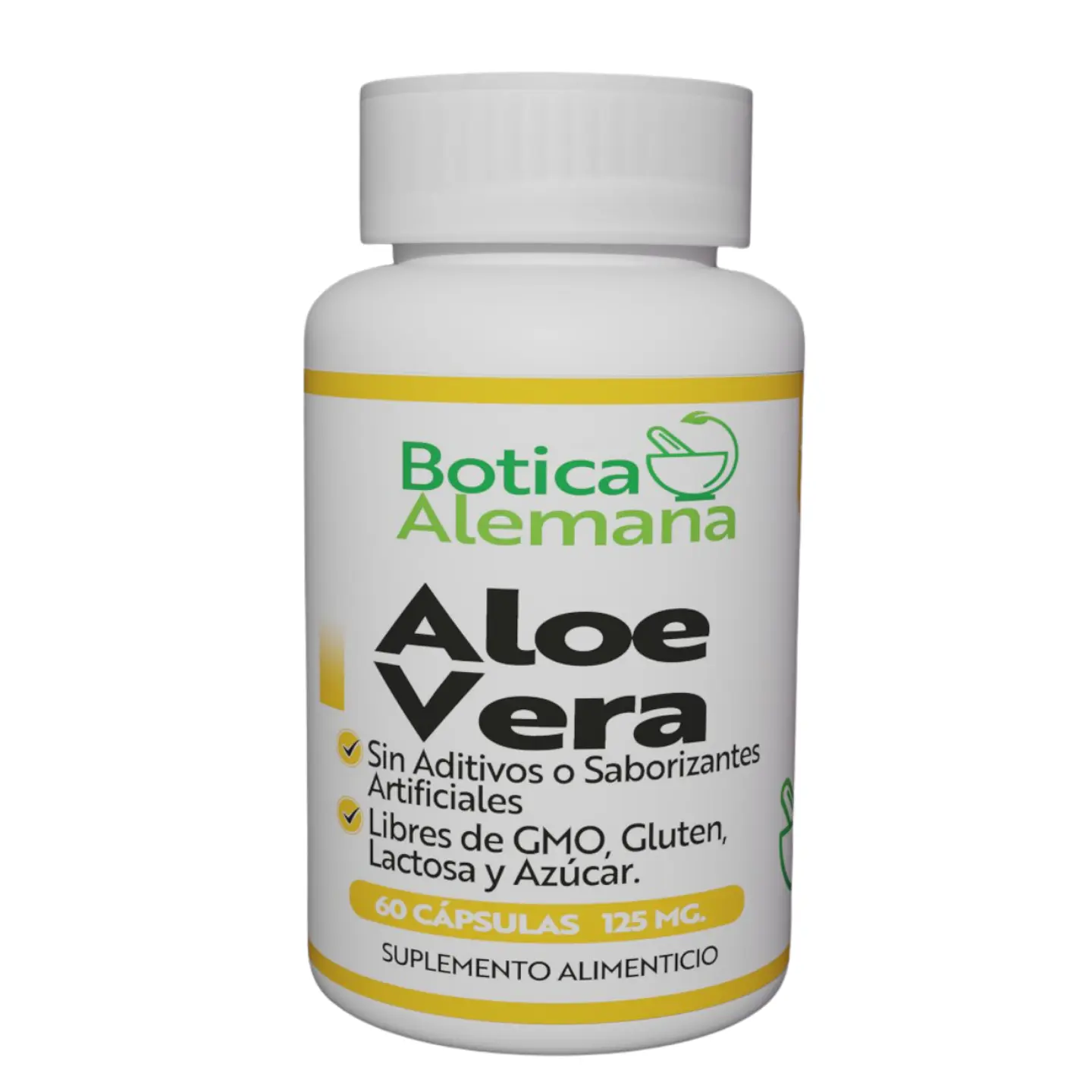 Aloe Vera, 60 cápsulas 125 mg 1