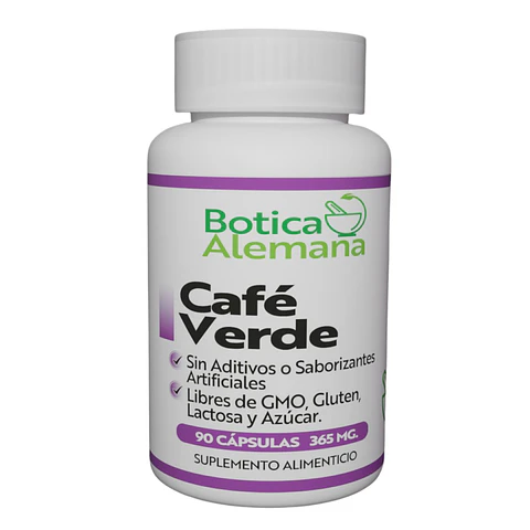 Café Verde, 90 cápsulas 365 mg