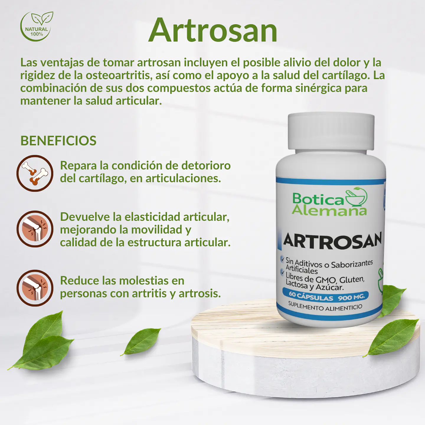 Artrosan, 60 cápsulas 900 mg 4
