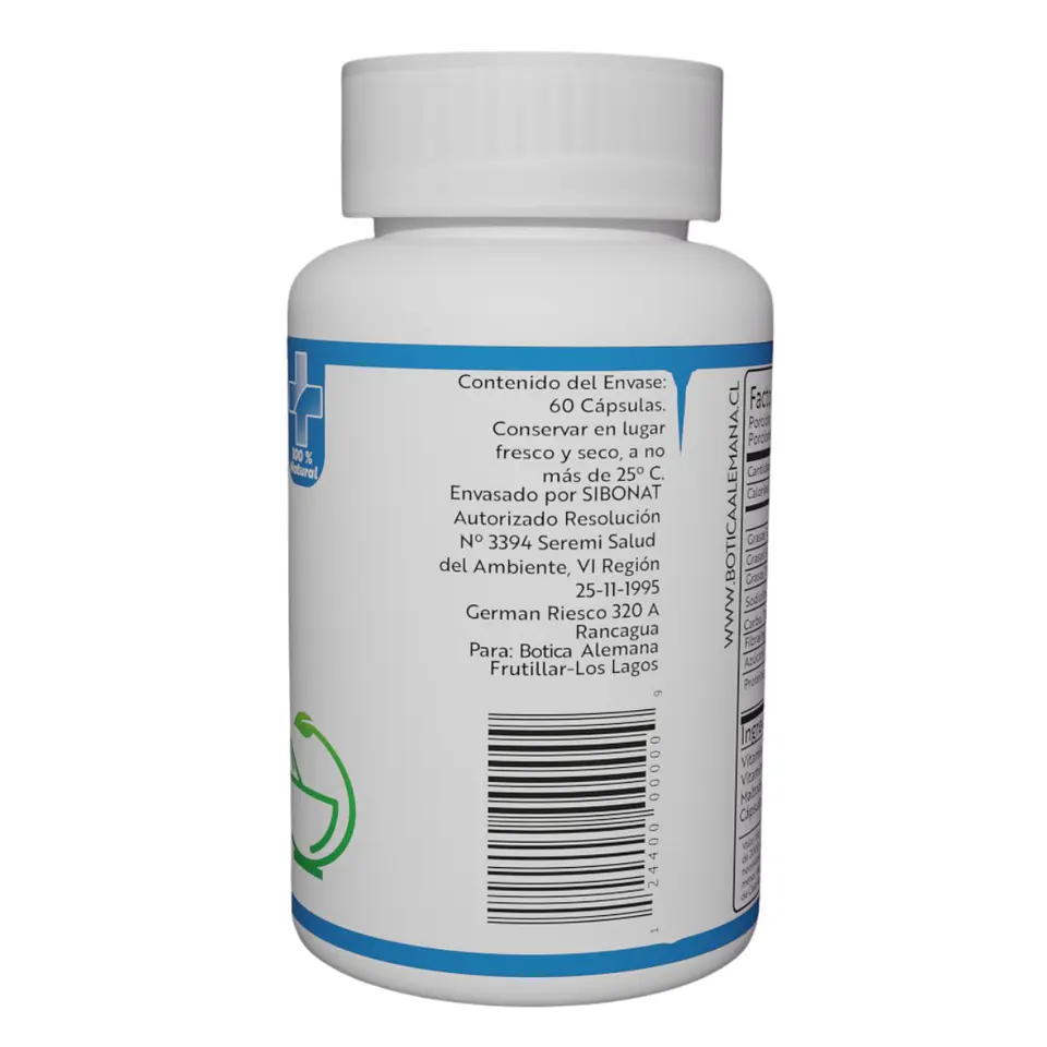 Vitamina D3 + K2, 60 cápsulas 3