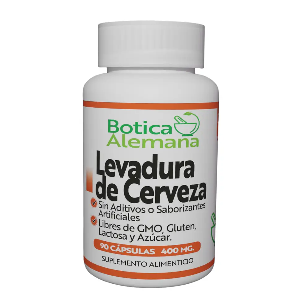 Levadura de Cerveza, 90 cápsulas 400 mg 1