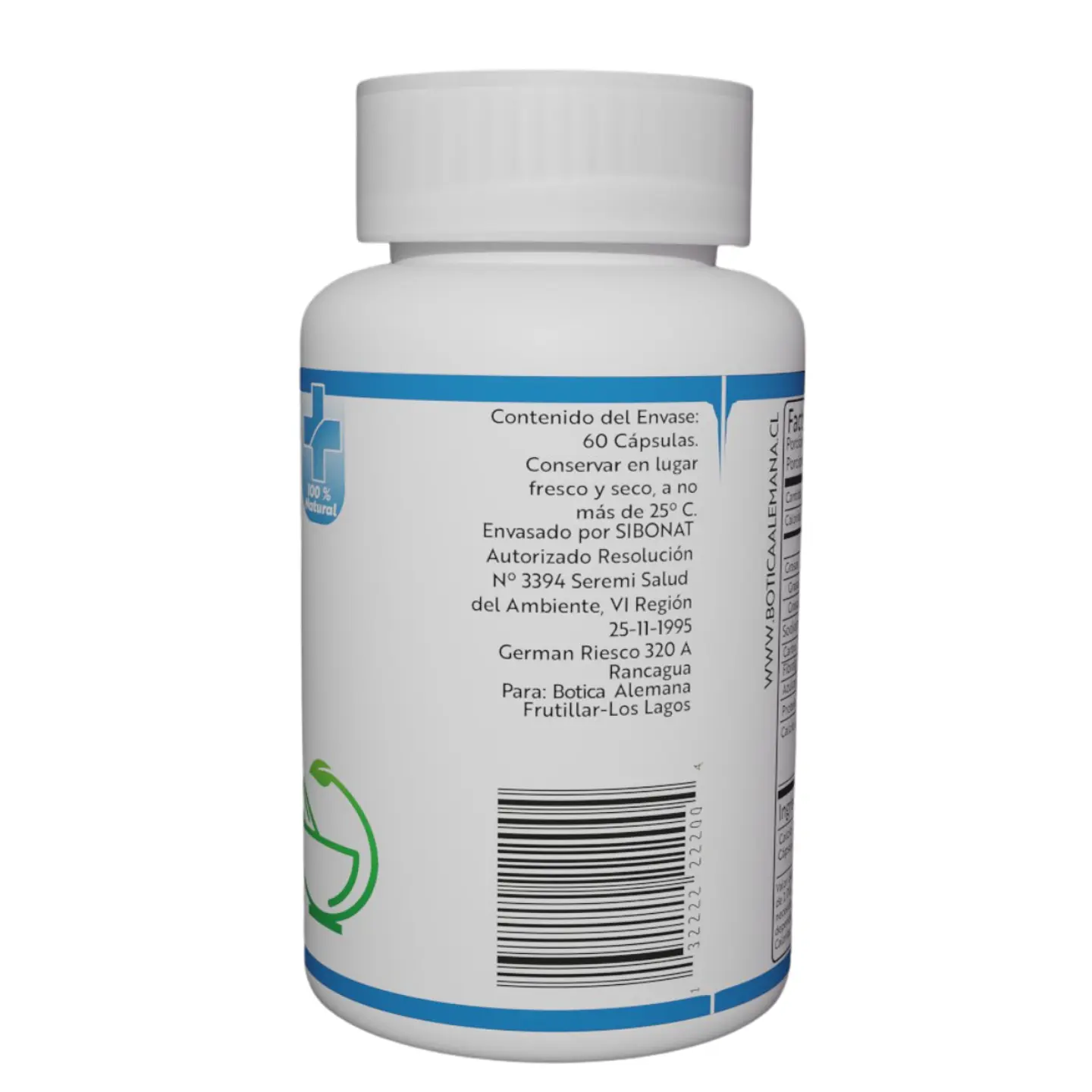 Calcio 600, 60 cápsulas 600 mg 3