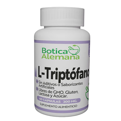L-Triptófano, 60 cápsulas 200 mg 