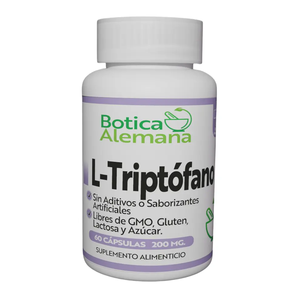 L-Triptófano, 60 cápsulas 200 mg  1
