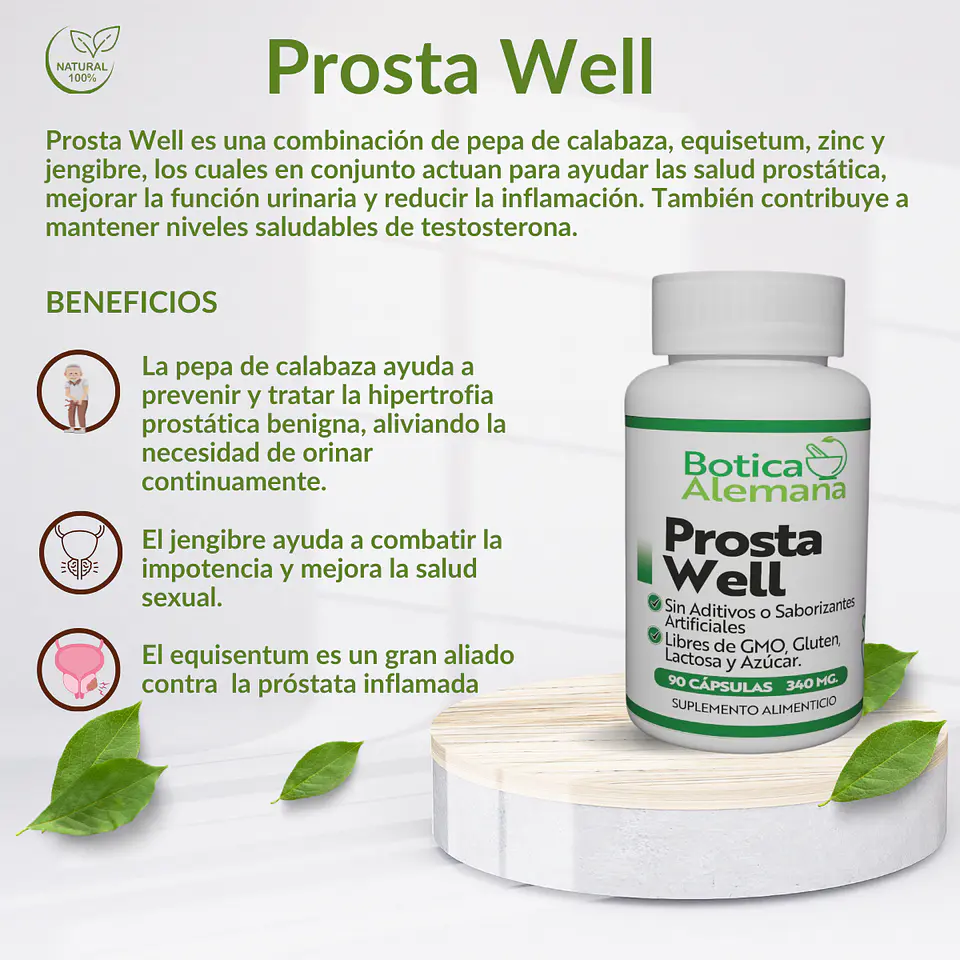 Prosta Well, 90 cápsulas 340 mg. 4