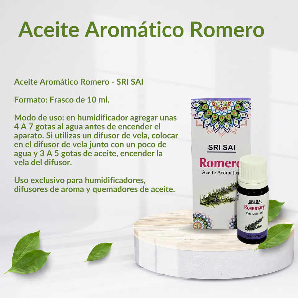 Aceite Aromático de Romero, 10 ml 2