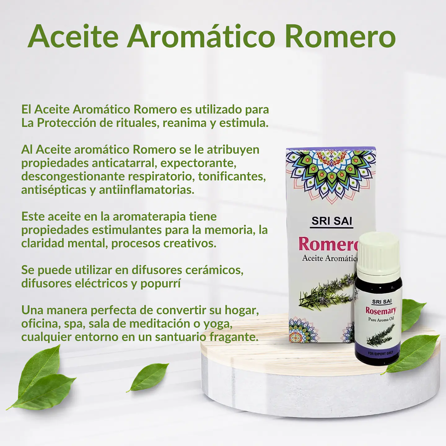 Aceite Aromático de Romero, 10 ml 3