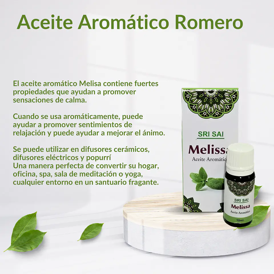 Aceite Aromático de Melissa, 10 ml 3