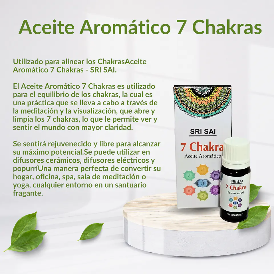 Aceite Aromático 7 Chakras, 10 ml. 3