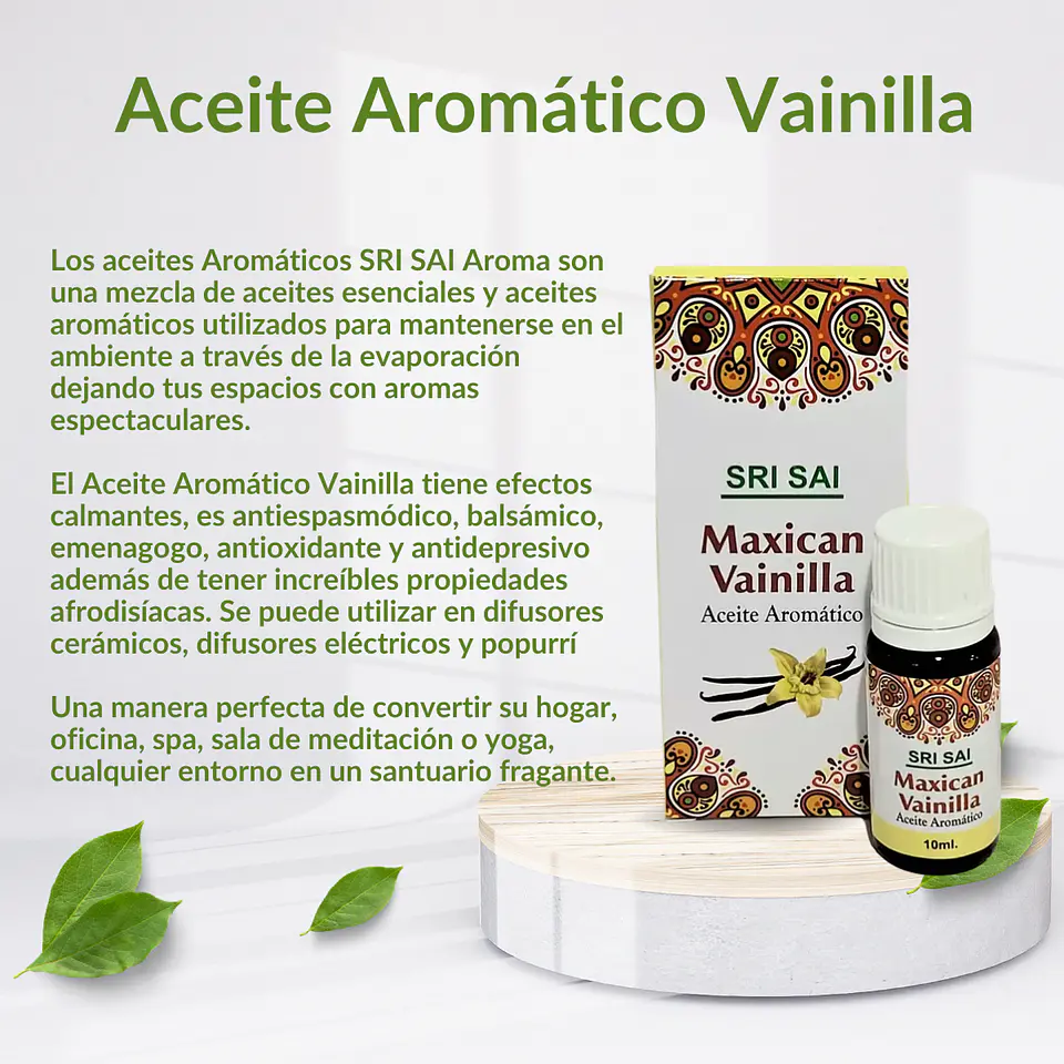 Aceite Aromático de Vainilla, 10 ml. 3