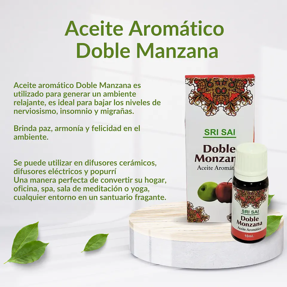 Aceite Aromático Doble Manzana, 10 ml. 3