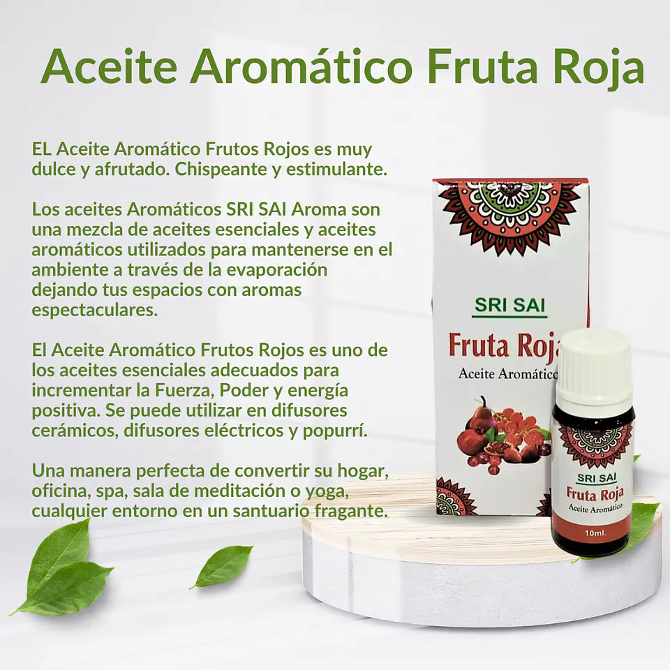 Aceite Aromático de Fruta Roja, 10 ml. 3