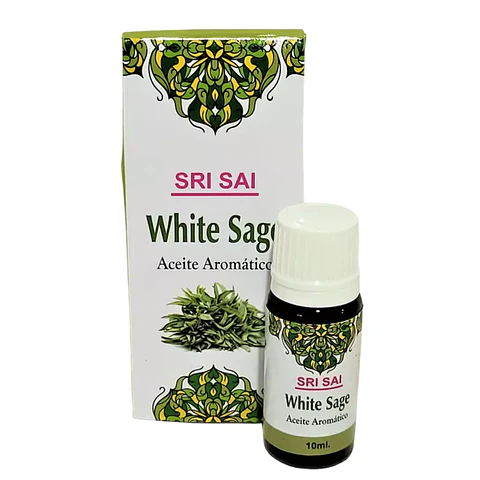 Aceite Aromático de Salvia Blanca, 10 ml.