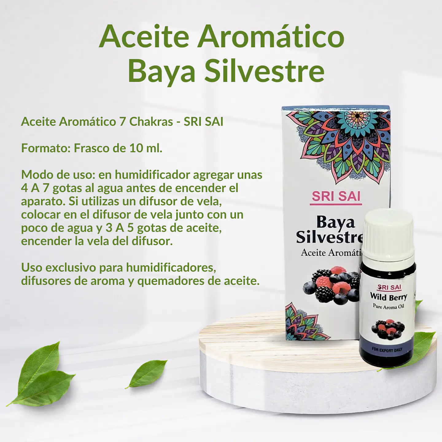Aceite Aromático Baya Silvestre, 10 ml. 2