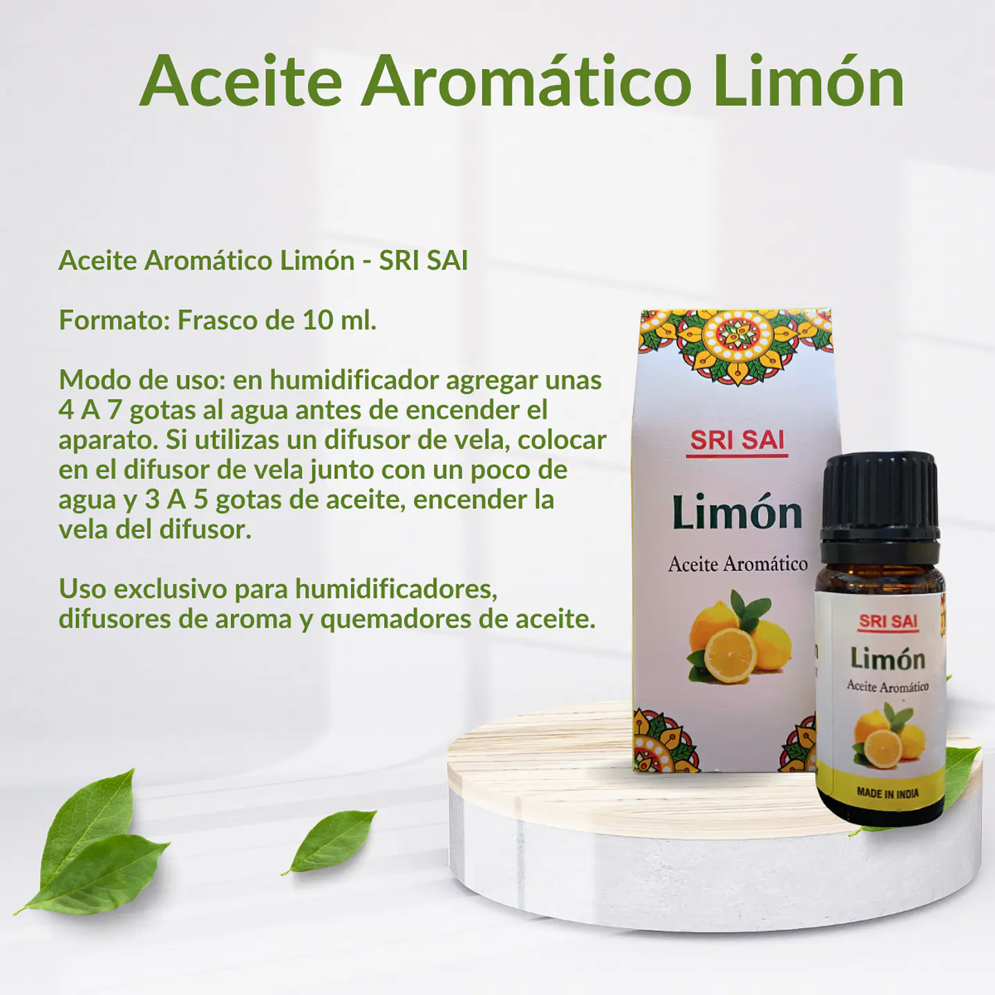 Aceite Aromático Limón, 10 ml 2