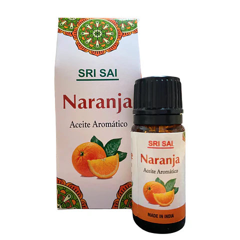 Aceite Aromático Naranja, 10 ml.