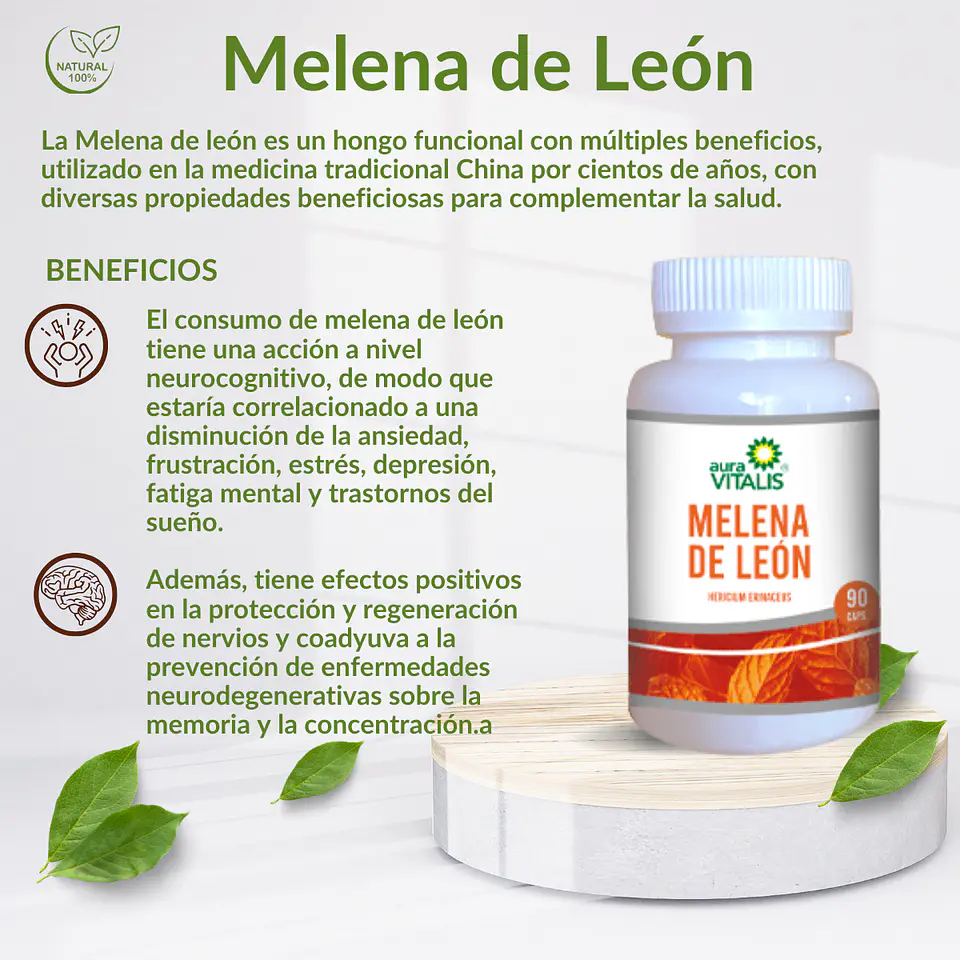 Melena de León, 90 cápsulas 230 mg. 4