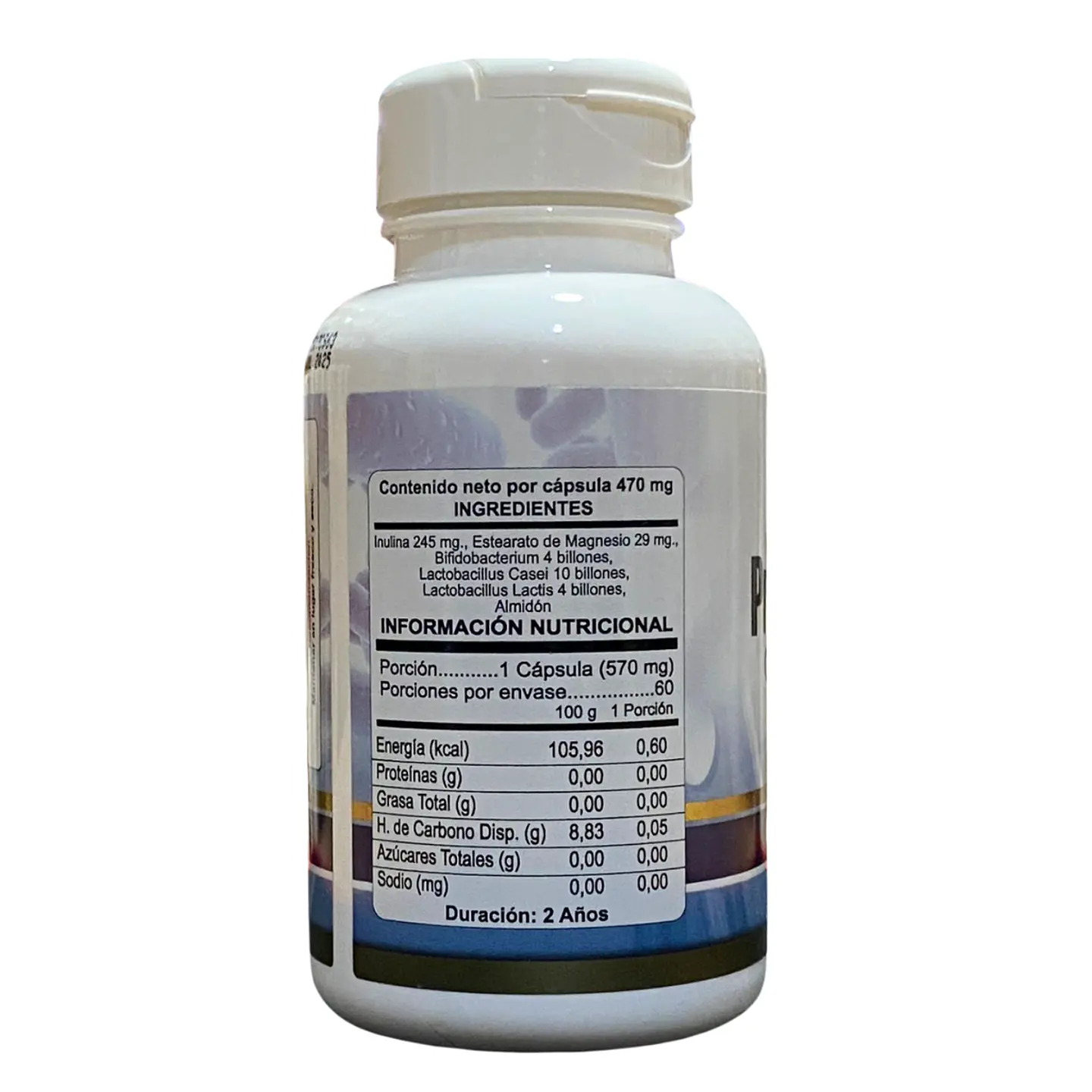 Probiotic Forte, 60 cápsulas 470 mg. 2