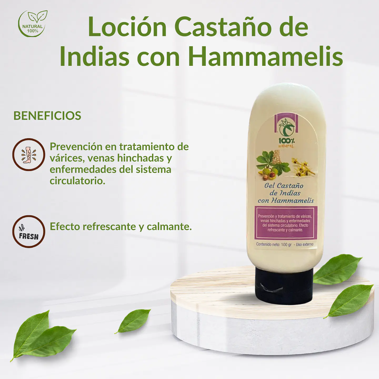 Loción Castaño de Indias con Hammamelis 3