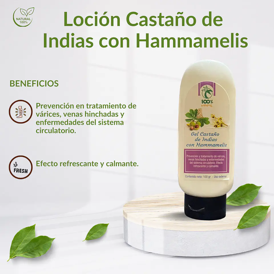 Loción Castaño de Indias con Hammamelis 3