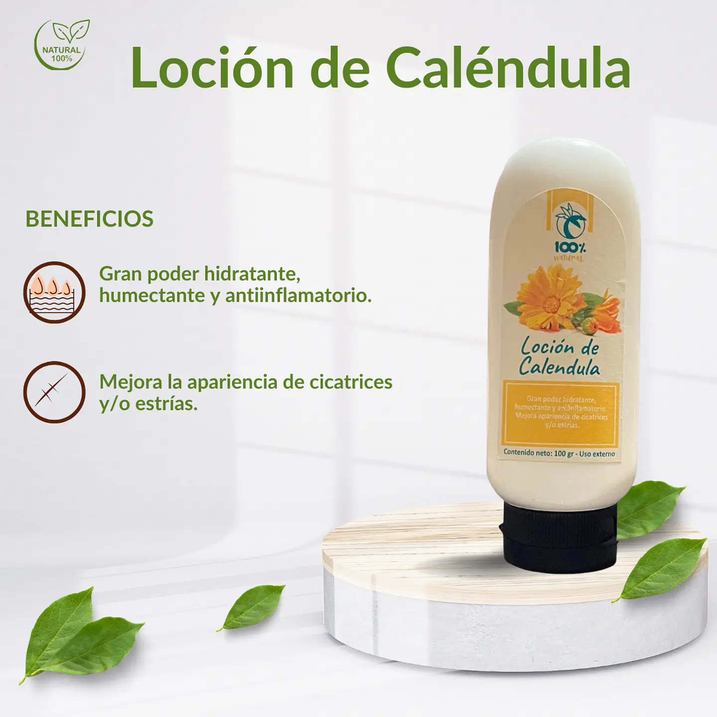 Loción Caléndula, 100 gr. 3