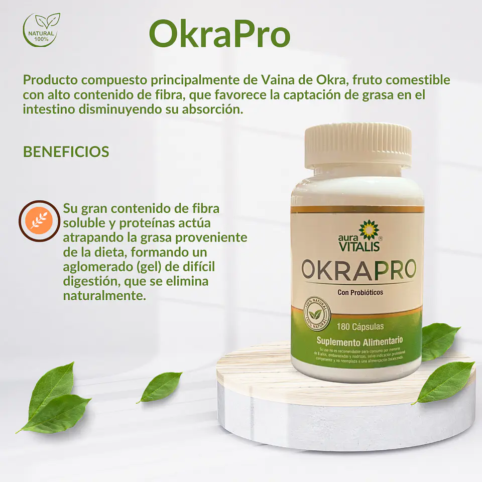 OkraPro, 180 cápsulas 4