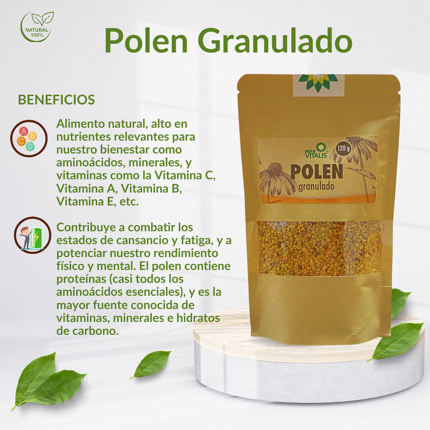 Polen Granulado, 120 gr 3