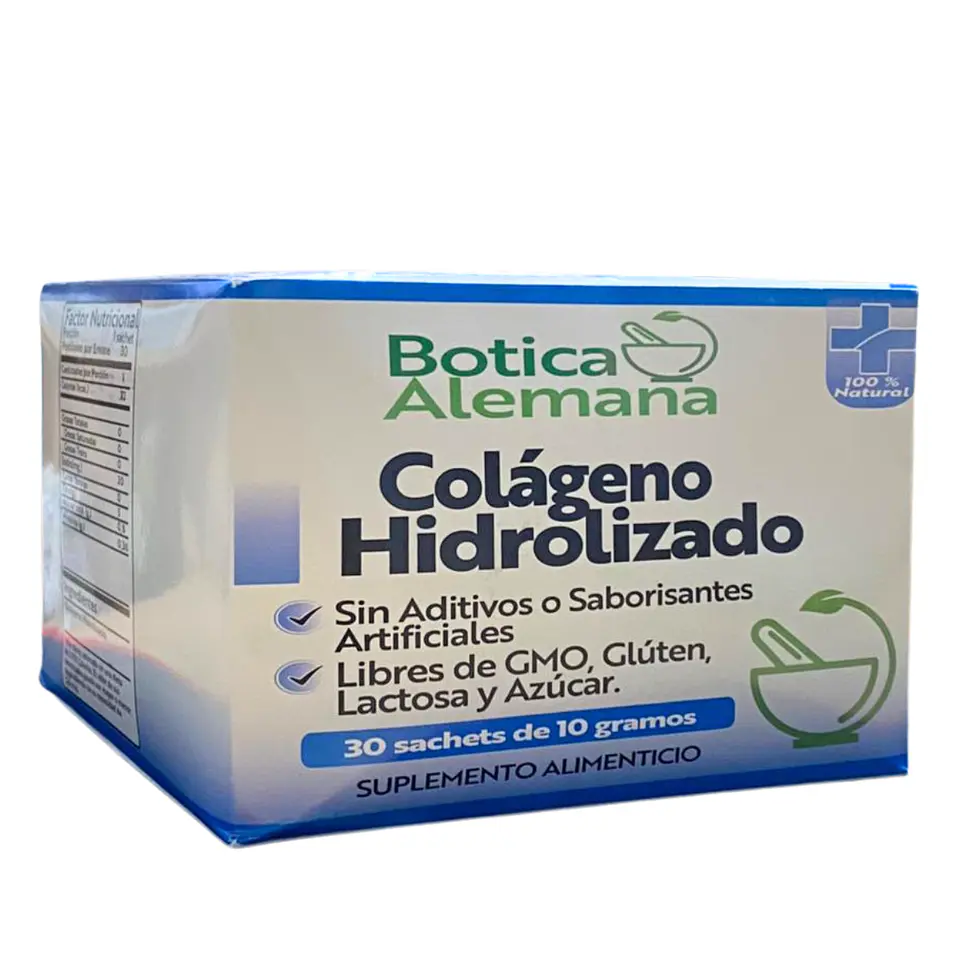 Colágeno Hidrolizado en polvo, 30 sachets de 10 gr. cada uno 1