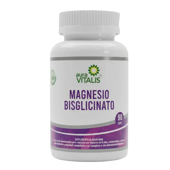 Bisglicinato de Magnesio. 90 cápsulas 400 mg 1