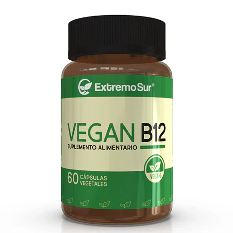 Vegan B12, 60 cápsulas vegetales 500 mg