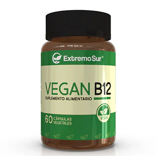 Vegan B12, 60 cápsulas vegetales 500 mg