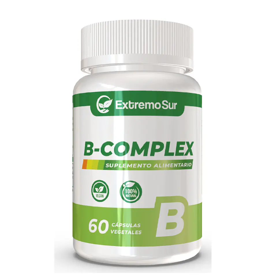 B-Complex 60 cápsulas vegetales 500 mg 1