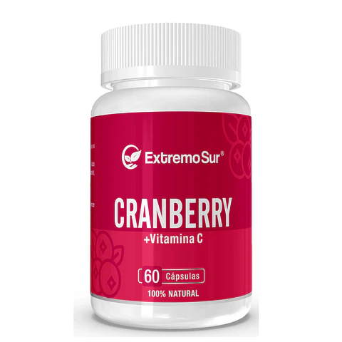 Cranberry + Vitamina C 60 cápsulas 500 mg