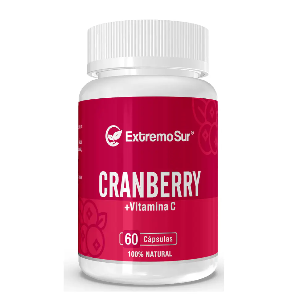 Cranberry + Vitamina C 60 cápsulas 500 mg 1