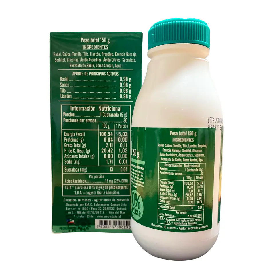 Jarabe Pecto Mix Herbal, 150 gr 2