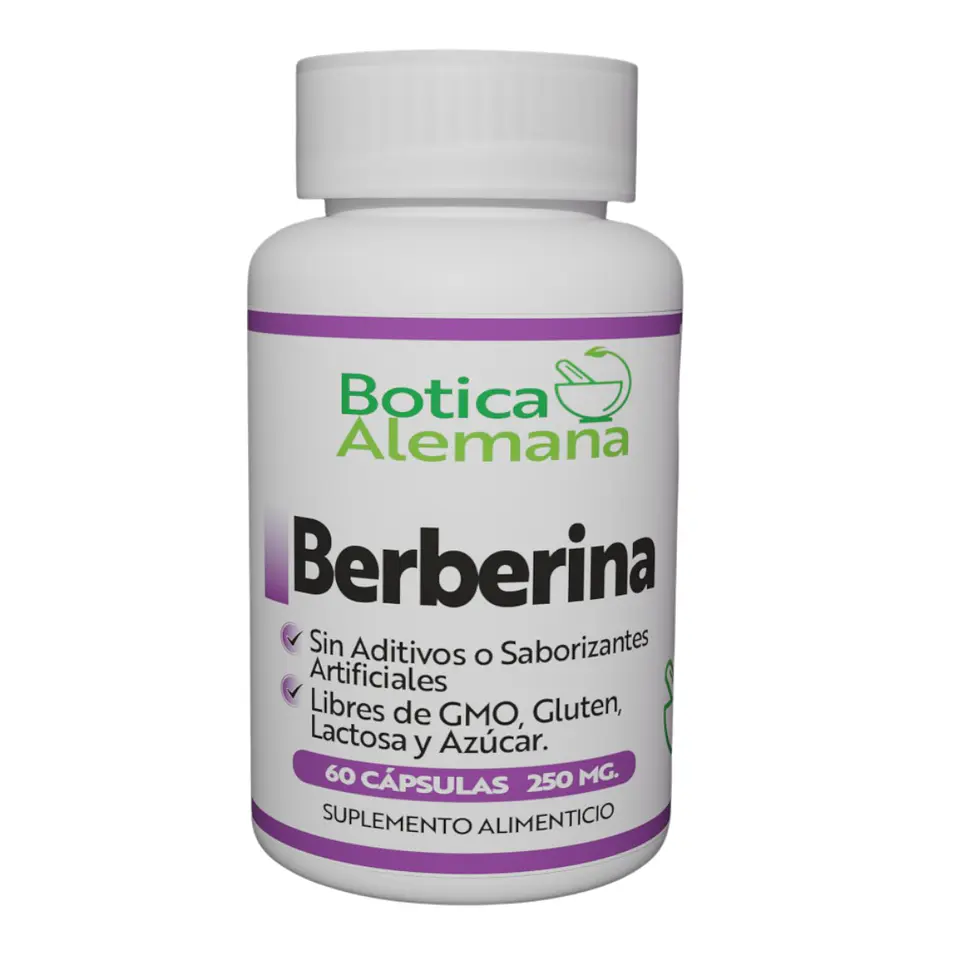 Berberina, 60 cápsulas 250 mg 1